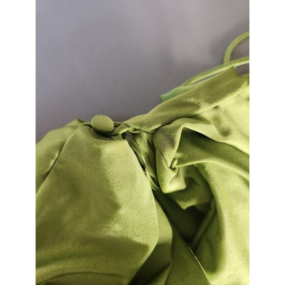 NWT ANTHROPOLOGIE Eugenia Fernández Convertible-Sleeve Slip Dress Sz MP #NA431 - Picture 6 of 13